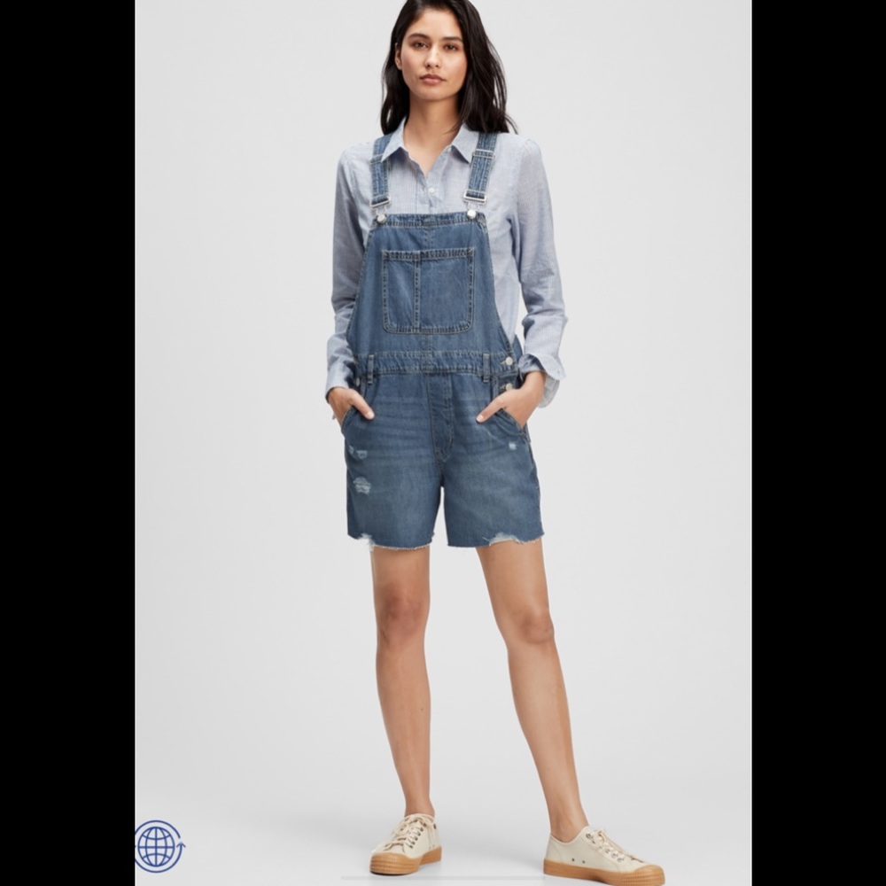 Gap Jean Overall Shorts